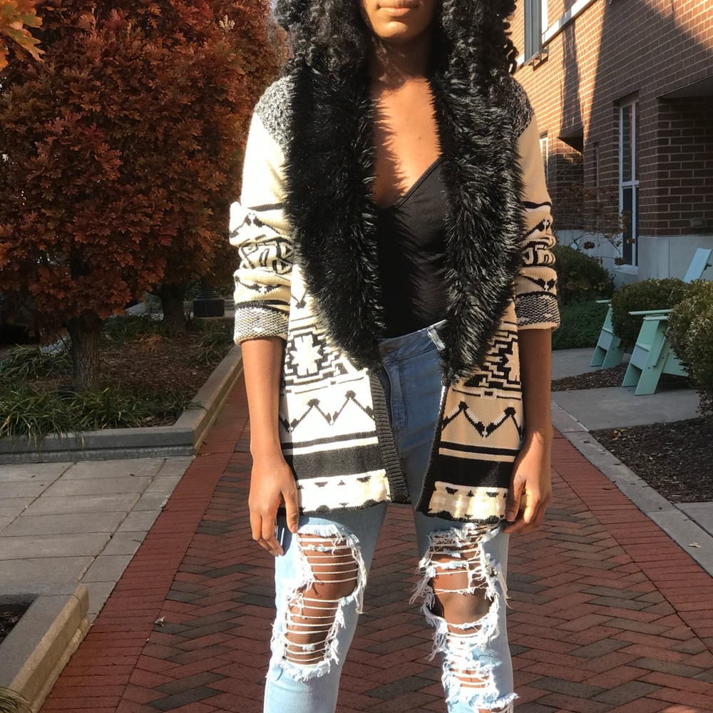 MINKPINK, Mountain Tribe Cardigan, size M